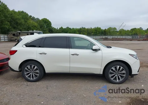 2016 Acura Mdx Technology Acurawatch Plus Packages/Technology Package из США, поврежденный, VIN 5FRYD4H42GB038572